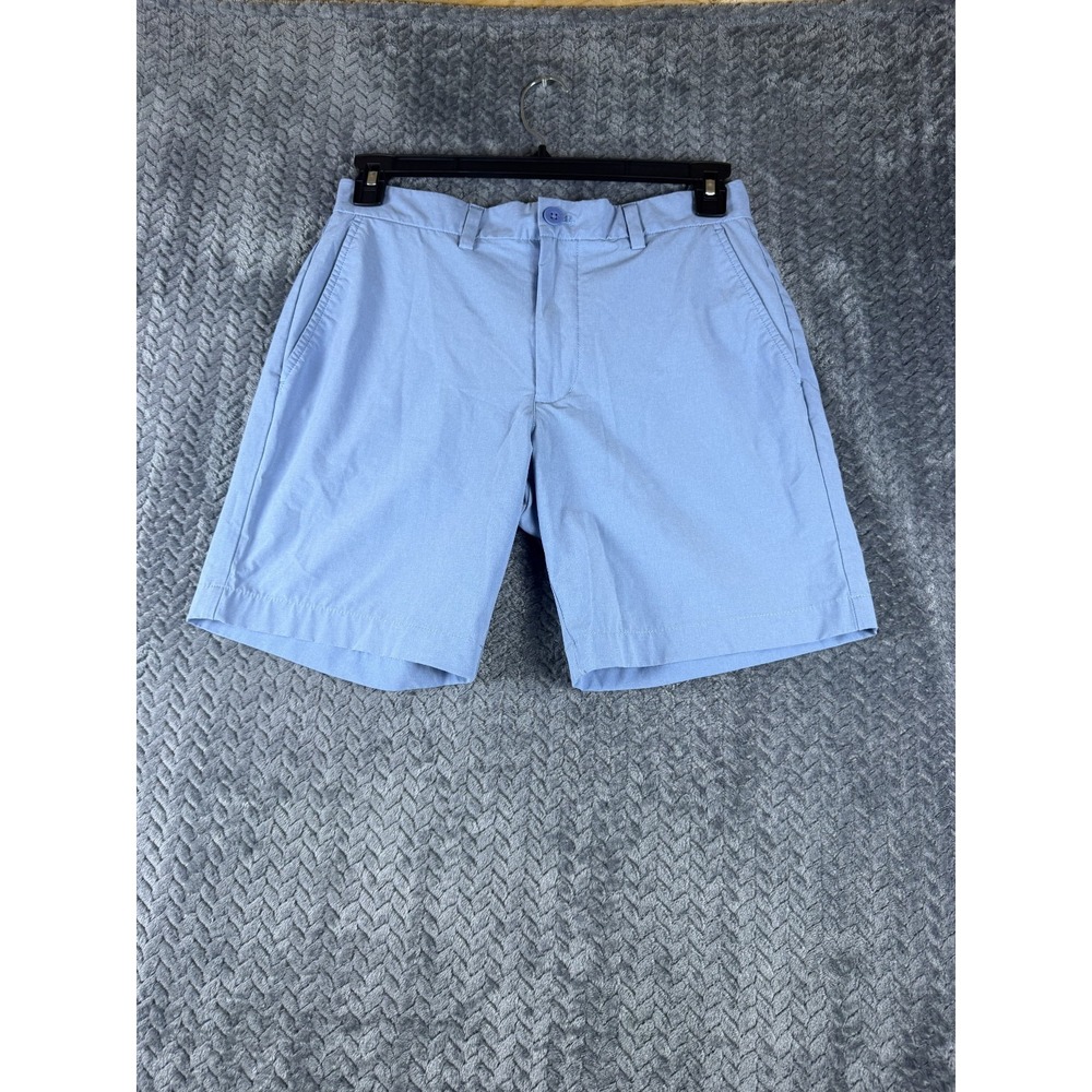 Vineyard Vines Performance Breaker Shorts Mens 30 Light Blue Mesh Lined Stretch